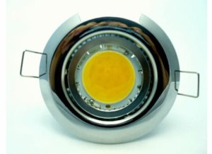 OPRAWA SUFITOWA STAŁA CHROM 5W