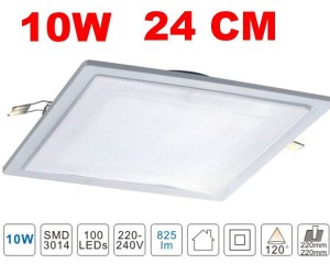 OPRAWA LED SPOT KWADRAT  10W 24 CM 