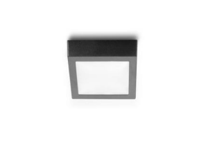 Plafon Modesto square LED 18W black 225 1800lm 3000K aluminium