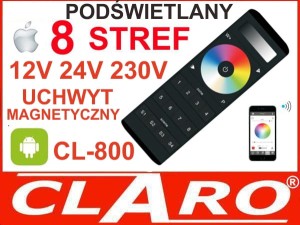 STEROWNIK  LED RGB 8 STREF RADIOWY CL-800