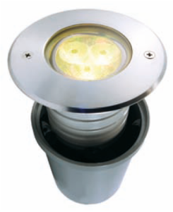 Lampa do montażu w podłożu fi108 3000K BodenEinbau II