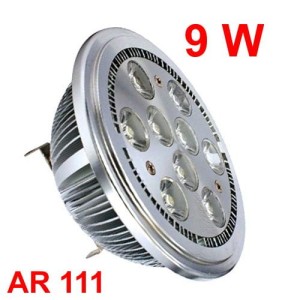 ŻARÓWKA AR111 9W 12V 90º CIEPŁA