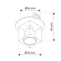 OPRAWA HALOGENOWA I LED LED EXK-2 
