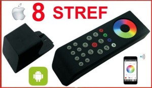 DOTYKOWY STEROWNIK  LED RGB 8 STREF RADIOWY CL-700