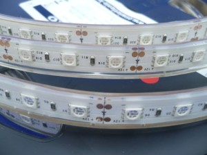 WODOODPORNA TAŚMA LED CZERWONA 5060 300 LED 72W IP68 