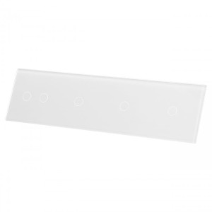 701112-61 Biały panel szklany 1+1+1+2 LIVOLO