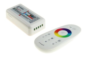 LED PR STEROWNIK RGBW 12-24V 4x6A TOUCH RF BIAŁY