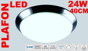 Plafon led 40cm 24W 