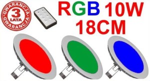 PANEL LED RGB 10W OKRĄGŁY 18cm