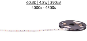 TAŚMA PREMIUM 12V SMD2835 60 LED 4000-4500K