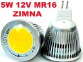 ŻARÓWKA LED COB 5W 430L MR16 12V ZIMNA CLARO