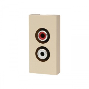 WAUDIO-1-63 Moduł audio stereo LIVOLO - złoty