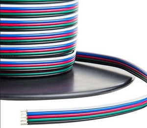 Kabel do taśm led RGBW 5 x 0.35 