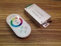 DOTYKOWY RADIOWY STEROWNIK RGB 12A BIAŁY