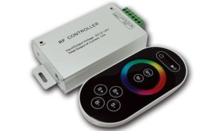 DOTYKOWY RADIOWY STEROWNIK RGB 12A CZARNY