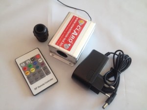 GENERATOR ŚWIATŁA LED RGB KOLOROWY 5W RF  