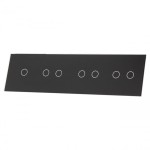 701222-62 Czarny panel szklany 1+2+2+2 LIVOLO
